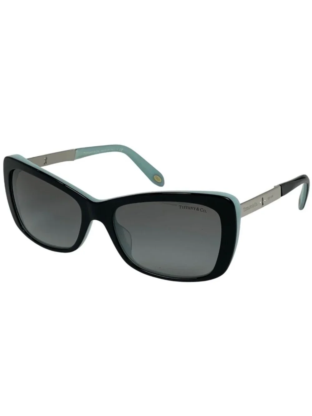Tiffany & Co Logo Sunglasses Gradient Purple External Eyewear Acetate Black